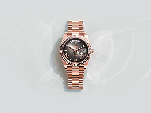 Rolex секретно анонсировали новые часы Day-Date 40 в розовом золоте Everose Gold в ролике, выпущенном к церемонии вручения премии Оскар 2024